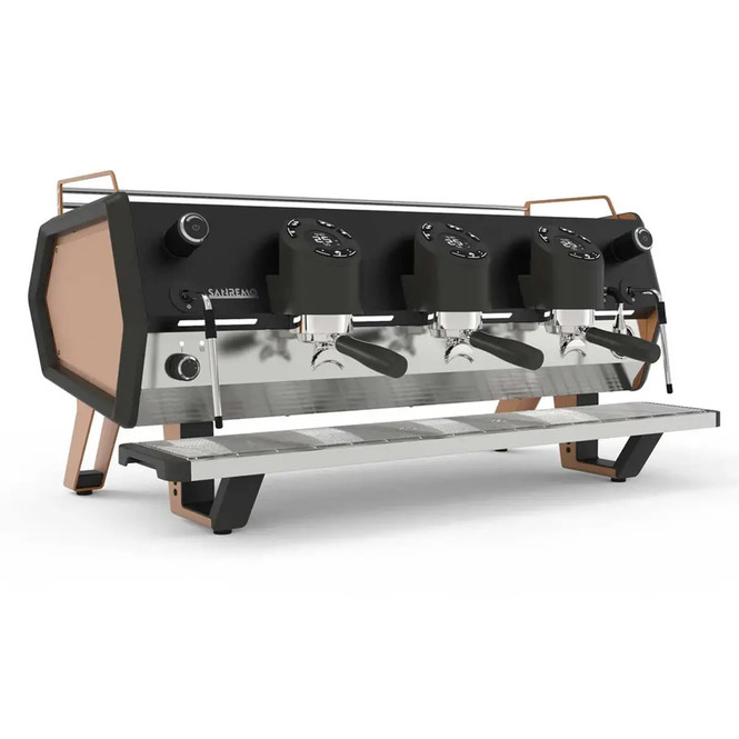San Remo D8 Pro Commercial Espresso Machine (3 Group, Copper)