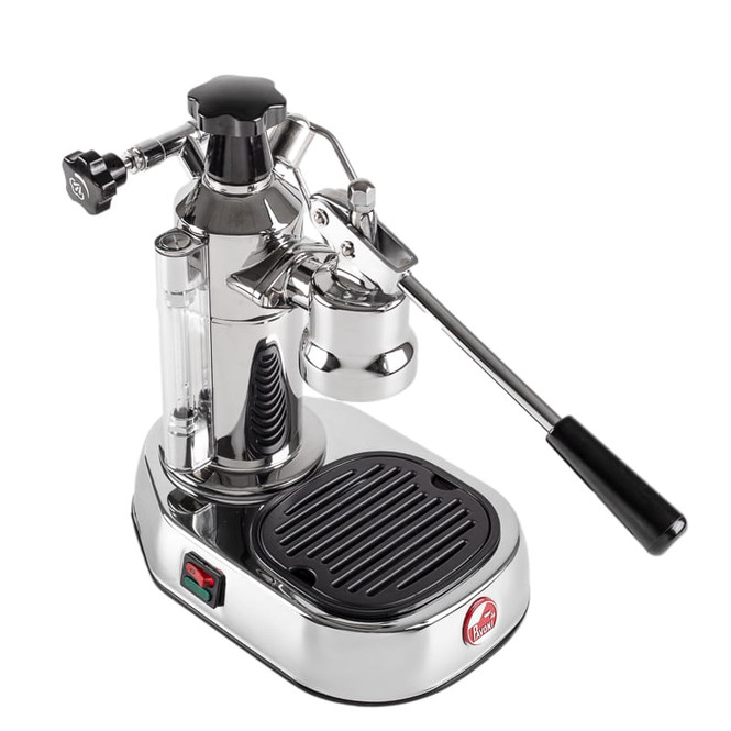 La Pavoni Europiccola Lever Espresso Machine, Chrome, 8 cup capacity