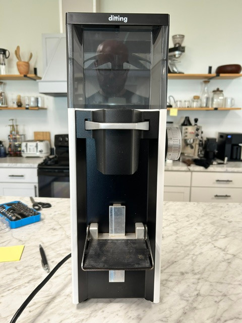USED- GOOD | Ditting 807 Lab Sweet Retail  Coffee Grinder (White)