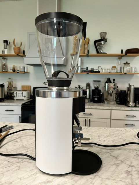 USED - GOOD | Mahlkonig E65S Espresso Grinder (Timer Model, White, SN: 885400)