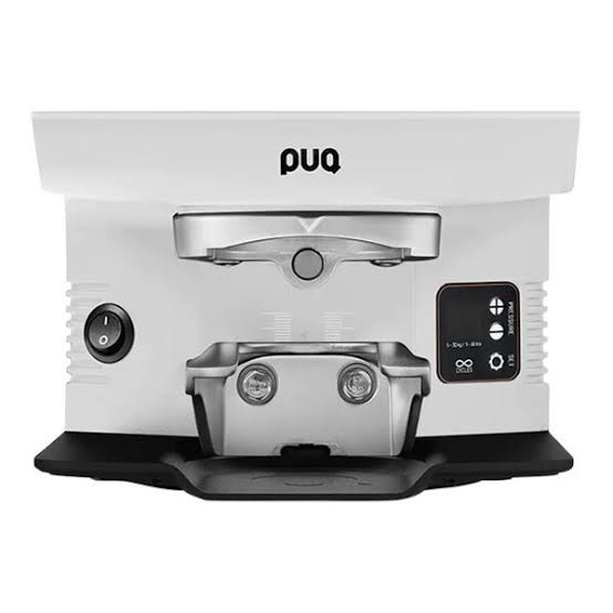 PUQpress M6 Automatic Tamper for Mazzer Kony S/SG, Victoria Arduino MY75, MY85 (white)