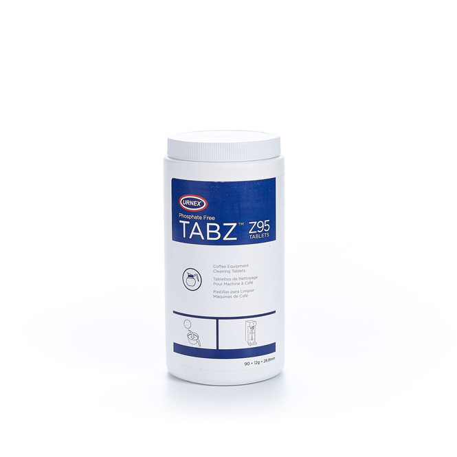 Urnex phosphate free tabz Z95 tablets 90 count front view