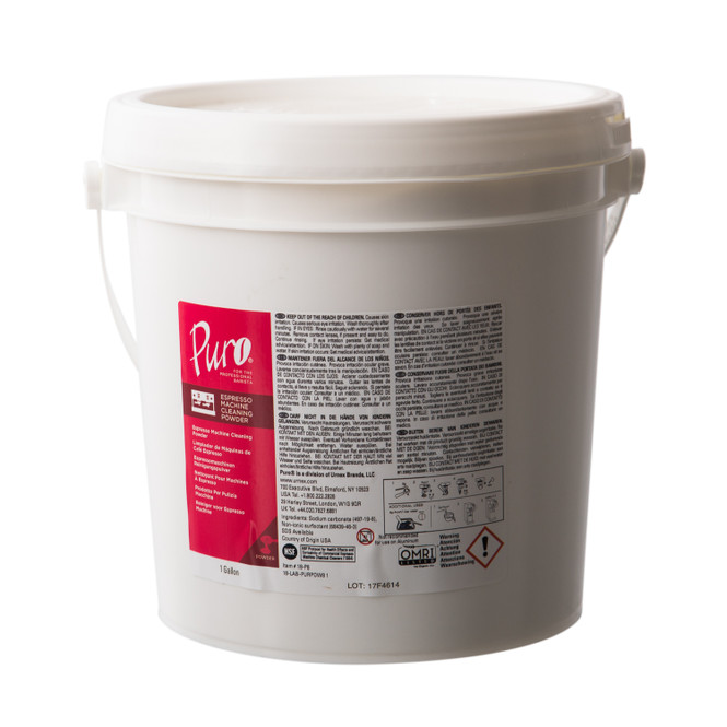 Puro Espresso Machine Cleaning Powder Bulk Pail.