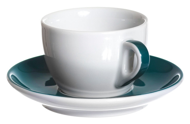 Teal Espresso Cappuccino Latte Cup