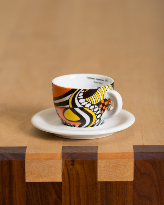 Arlecchino cappuccino cup and saucer