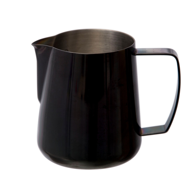 Side view of the Barista Hustle Precision Milk Pitcher