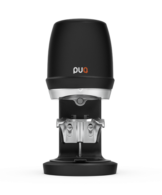 PUQpress Q Automatic Tamper Gen 6 (black, front)