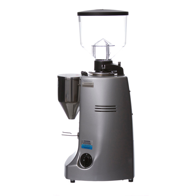 Mazzer Robur Electronic Espresso Grinder Silver Left