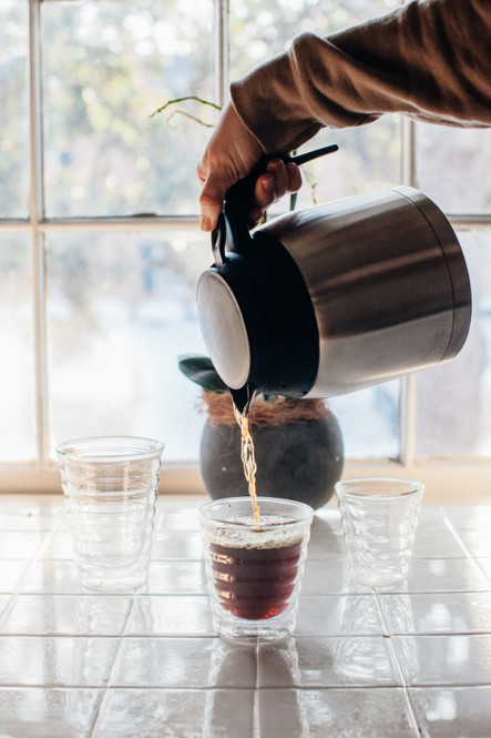 Hario double-walled coffee glasss