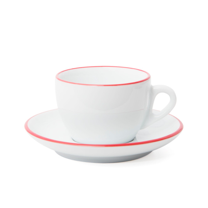 Ancap Red Painted-Rim cappuccino