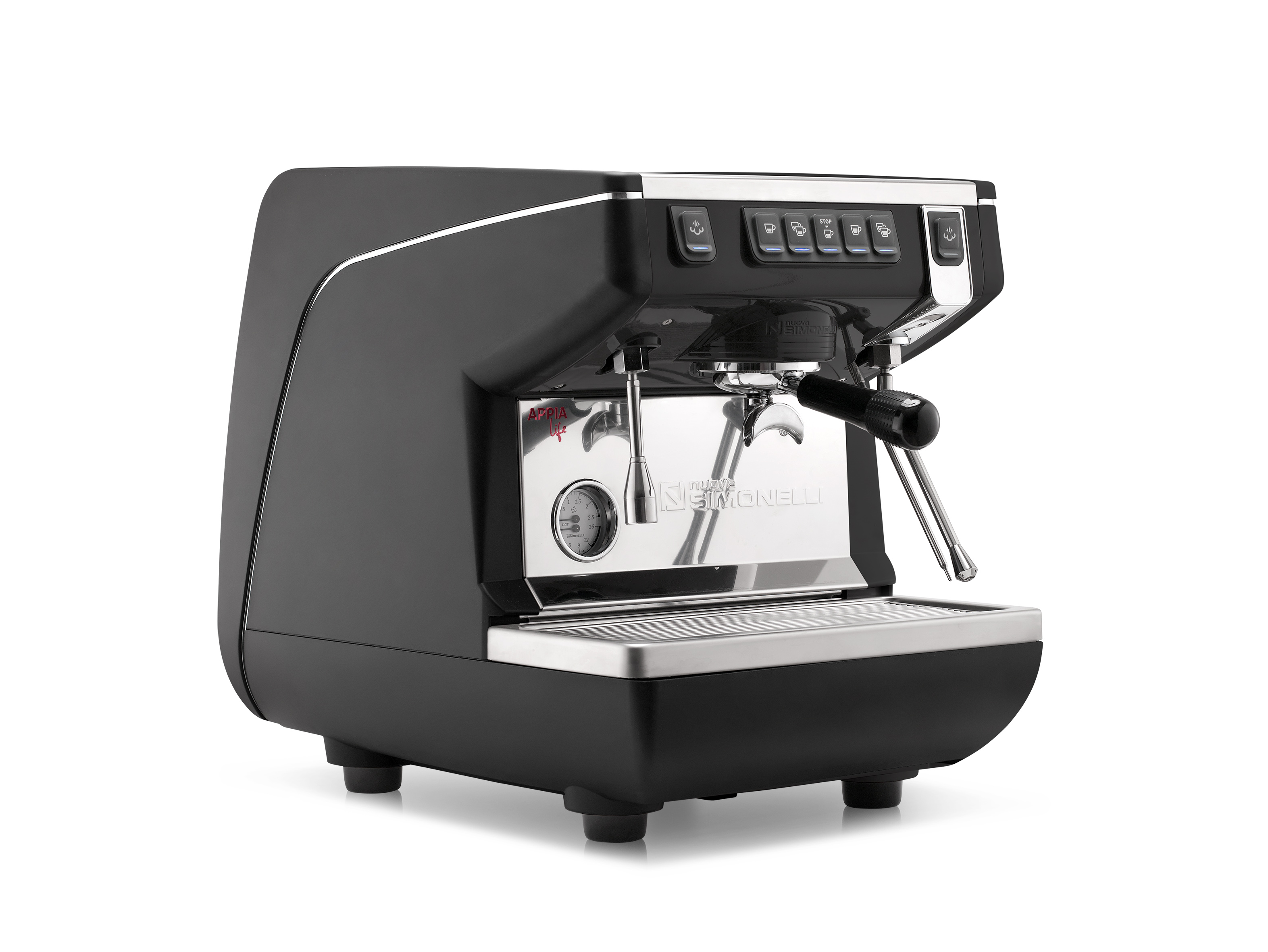 Nuova Simonelli Appia Life Volumetric Espresso Machine back view