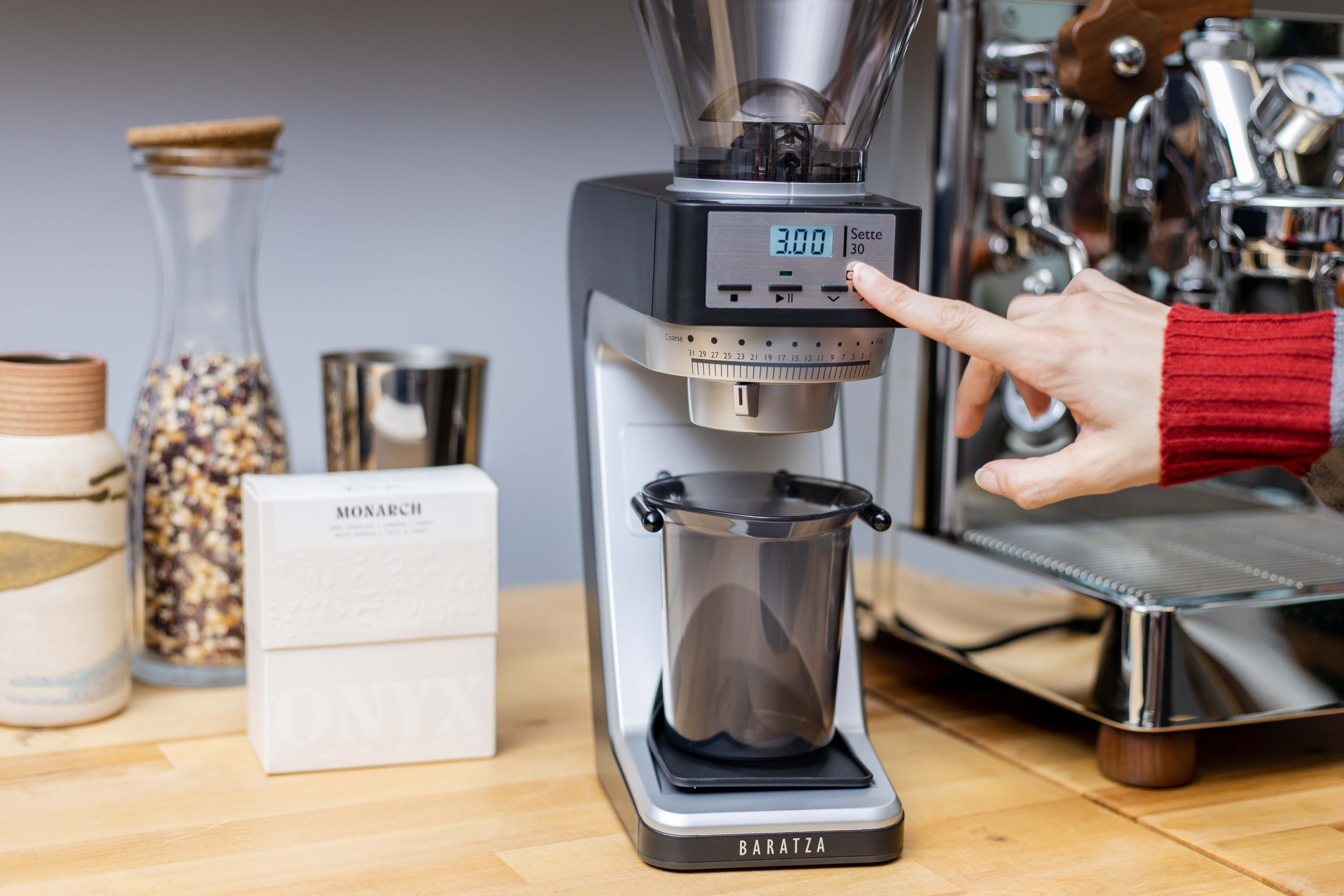 Baratza Sette 30 Coffee Grinder LCD Display