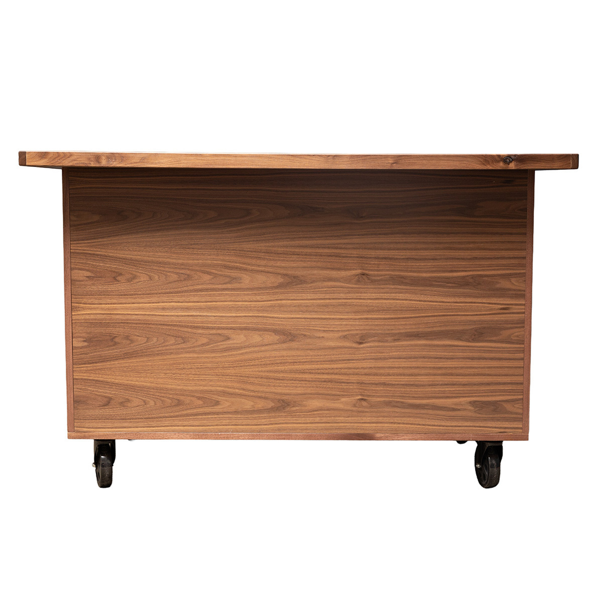 Walnut Canvas Cart against a white background