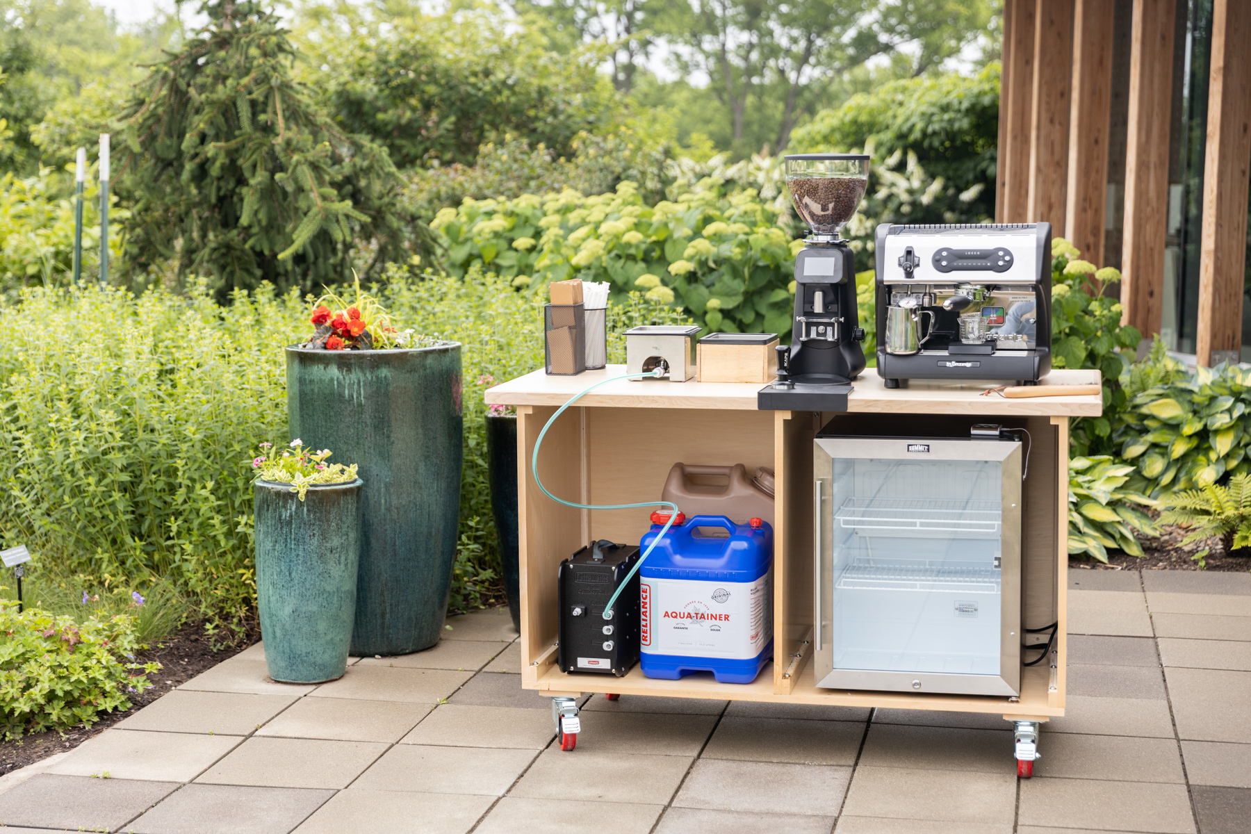 cost-effective coffee cart for events