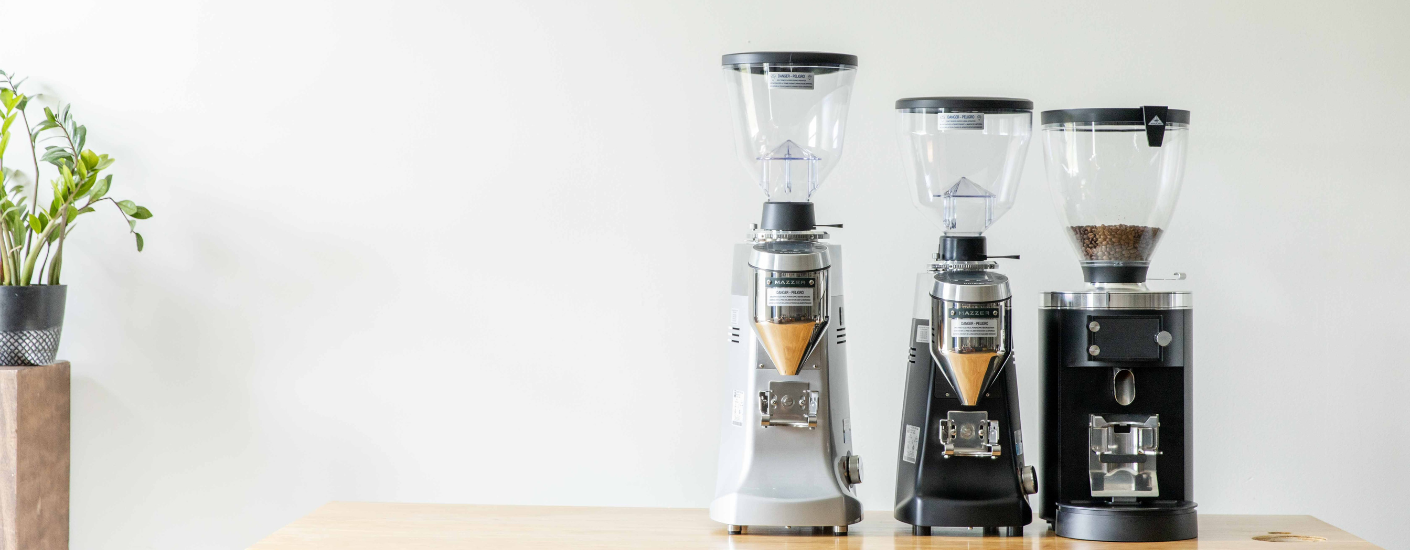 Mahlkonig E80 Supreme and Mazzer Kony S and Robur S