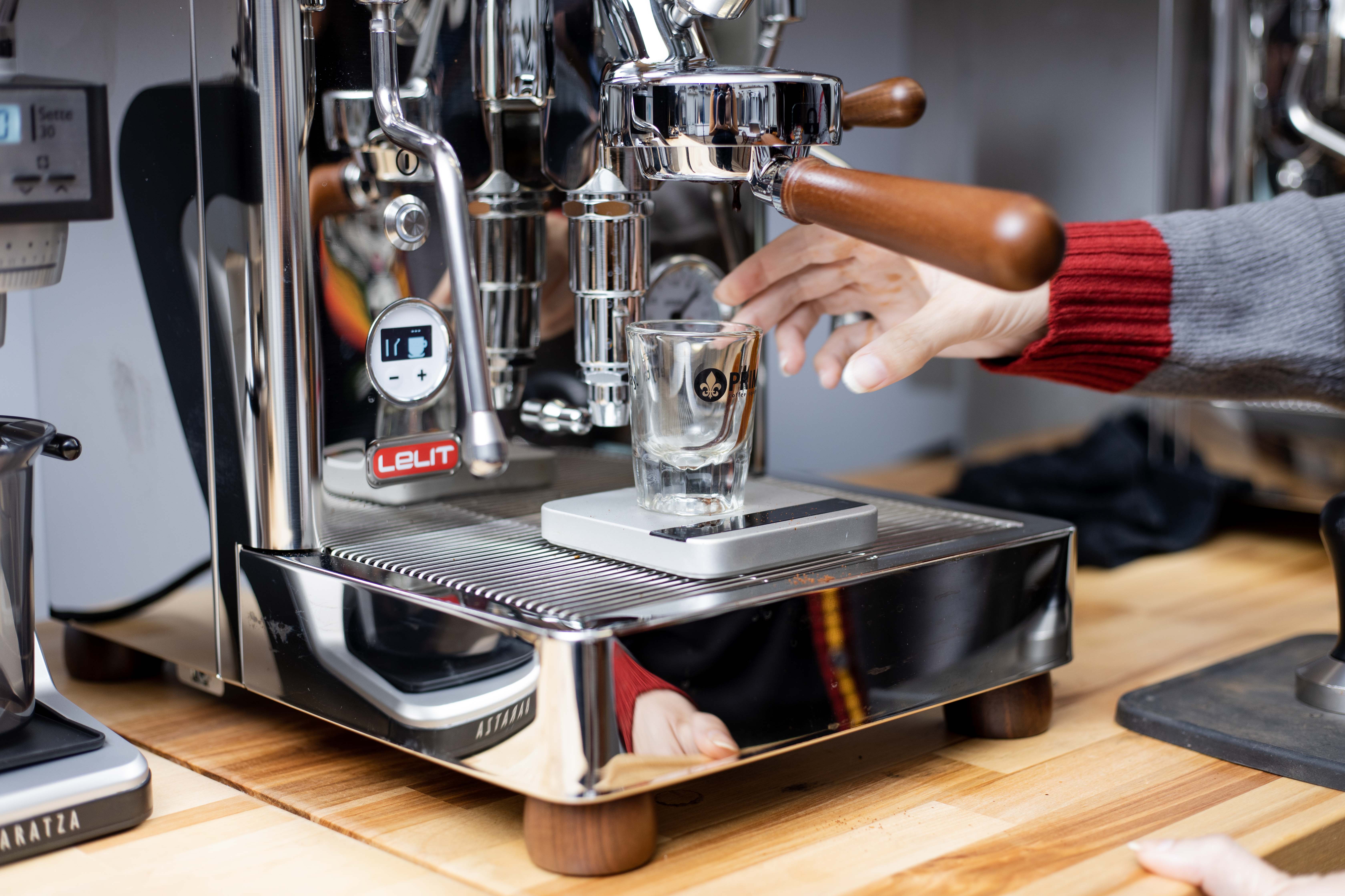 Pulling a Shot on the Lelit Bianca V3 Espresso Machine