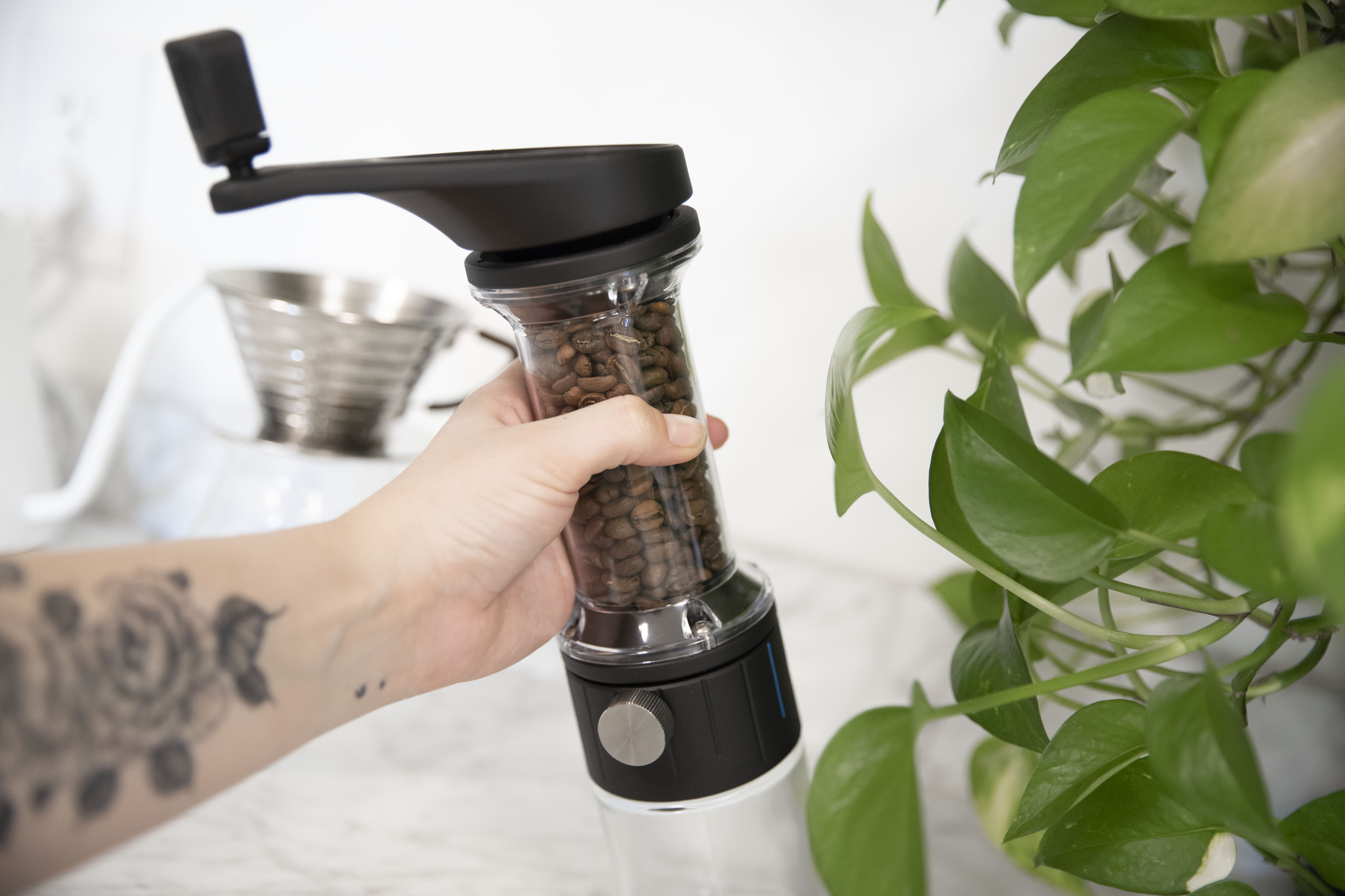 LIDO Basic Manual Coffee Grinder with Coffee
