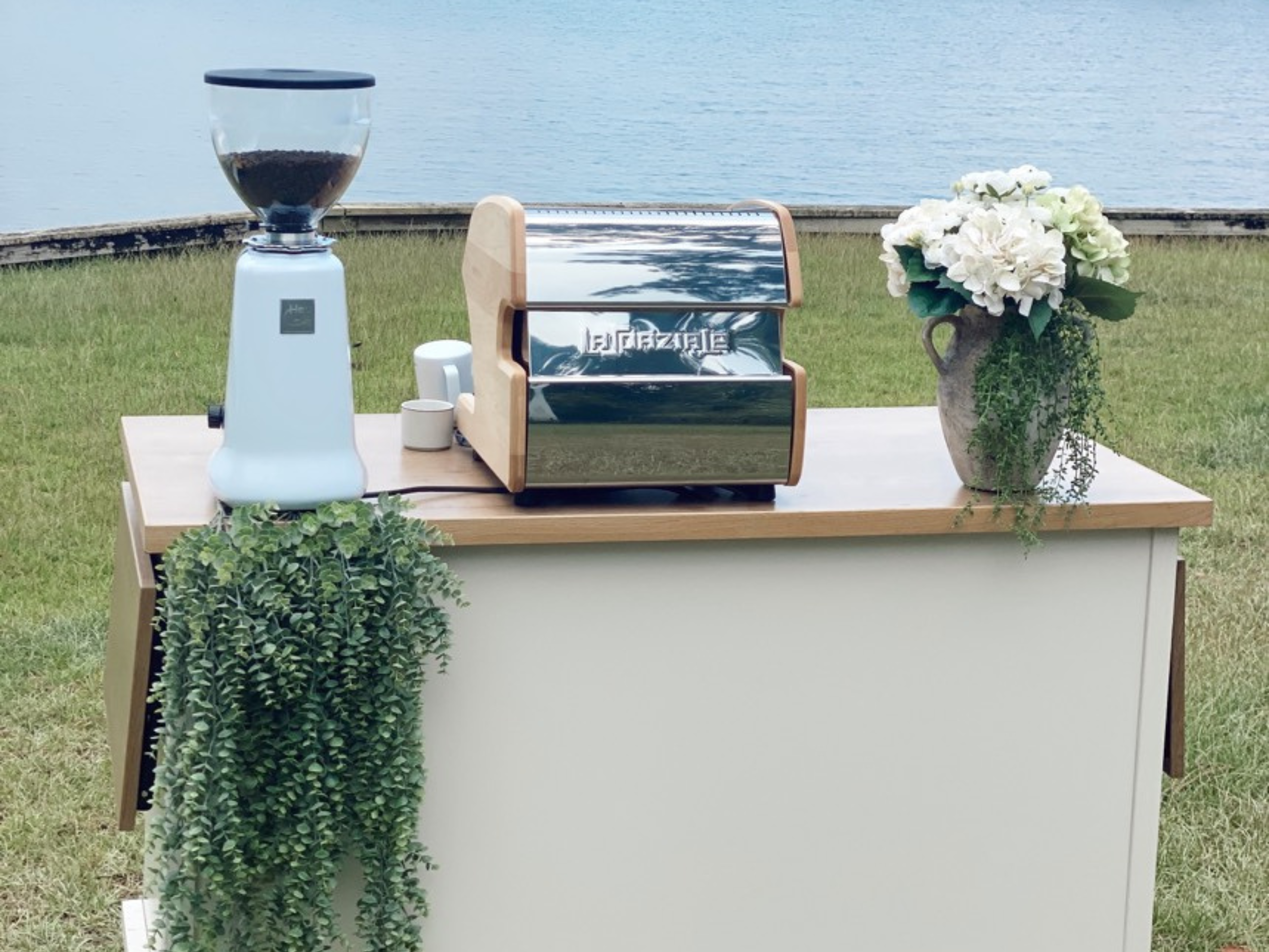 Two people deliberating