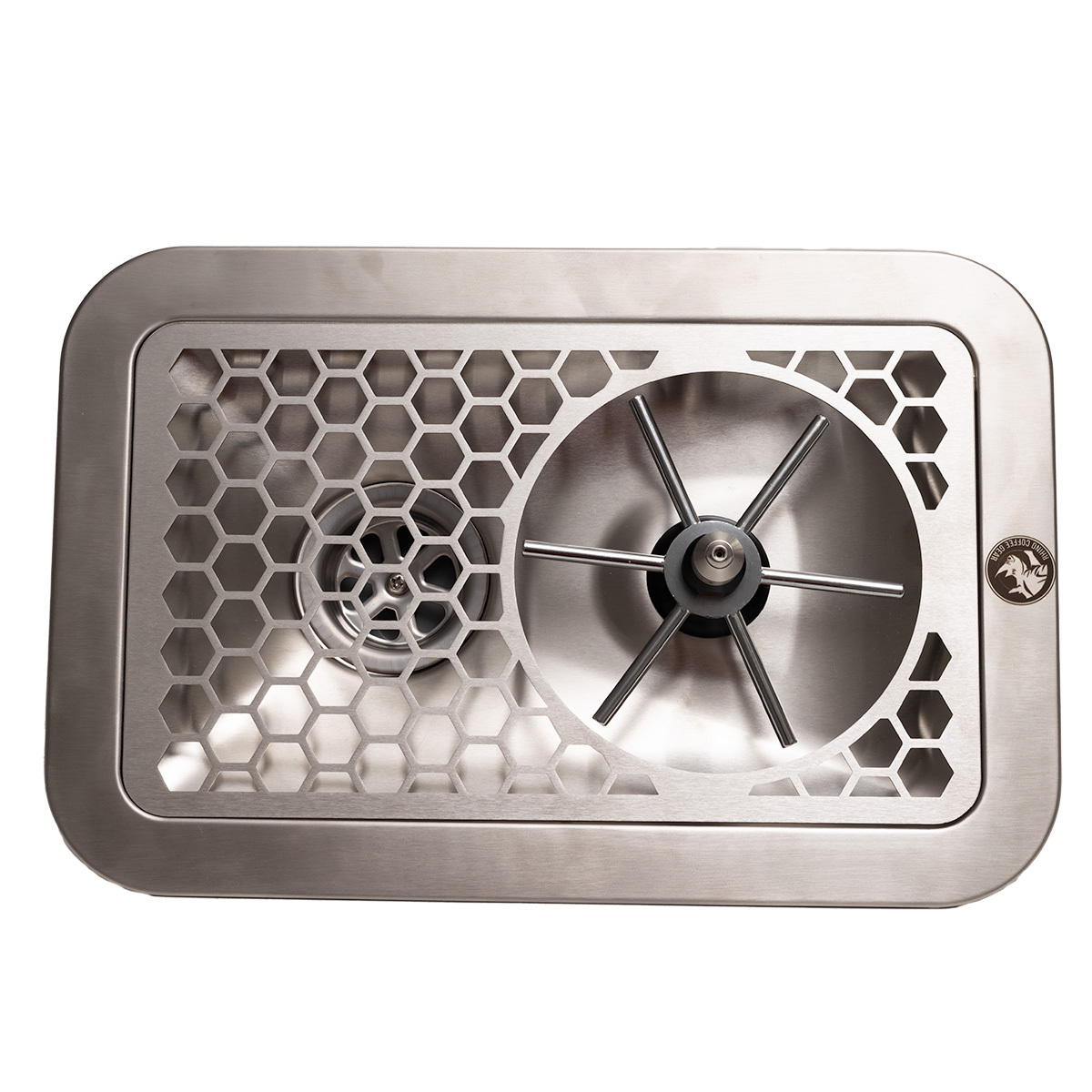 Rhino Spinjet Pitcher Rinser against white background