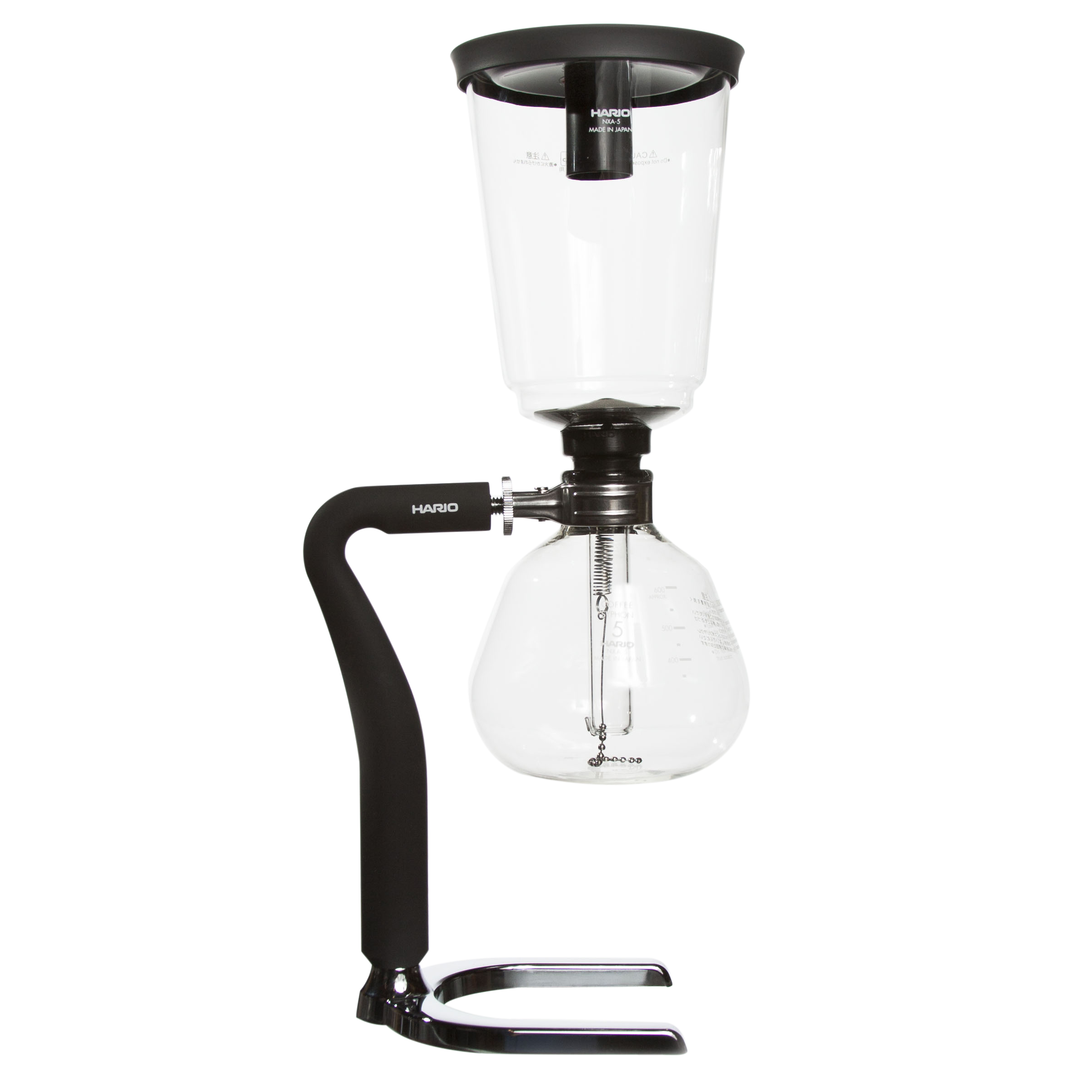 Glass Vacuum Siphon Coffee Maker 5 Cups 20-Ounce with Alcohol Burner