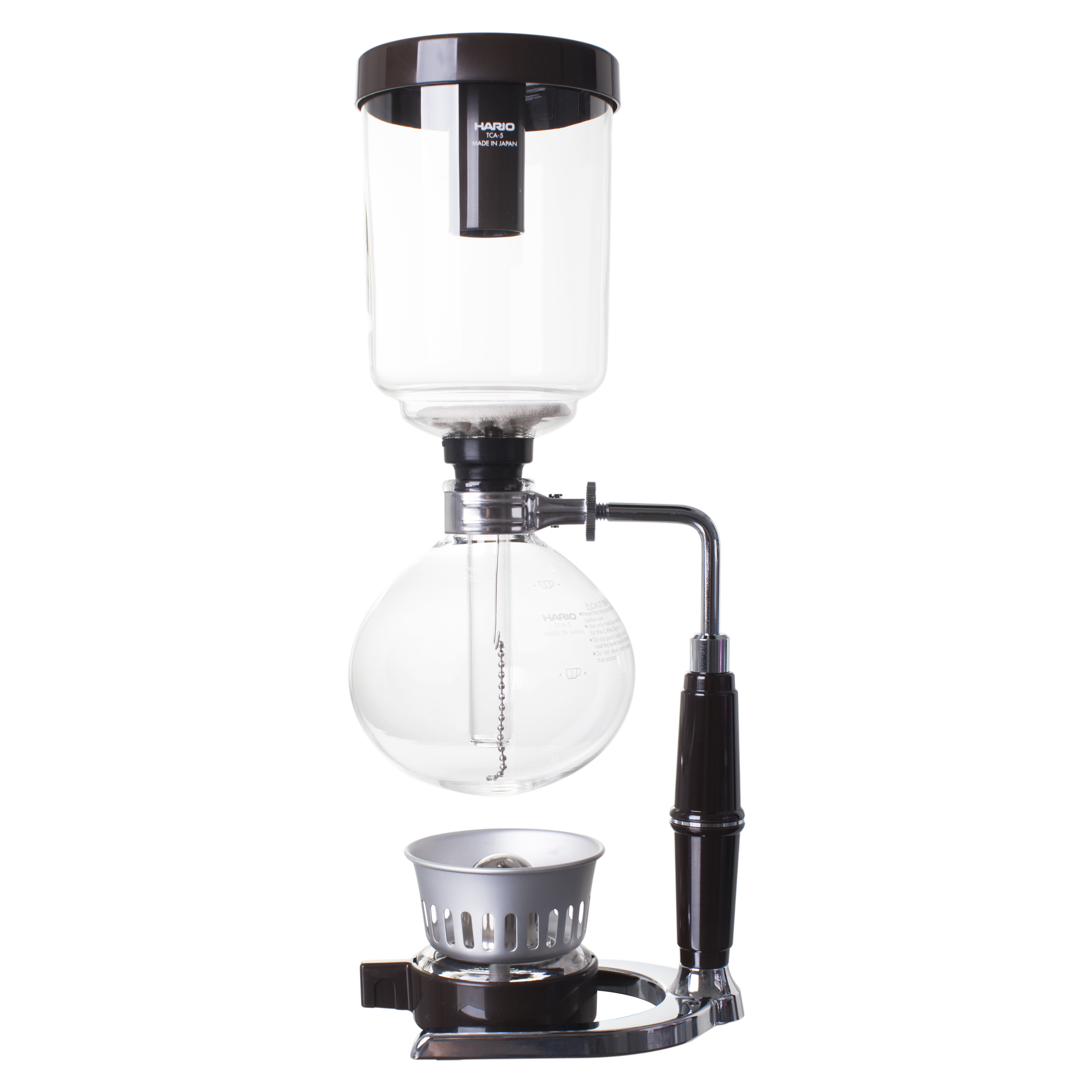 5-Cup Unique Syphon Coffee Maker Tabletop Glass Vacuum Siphon Coffee Tea  Brewer