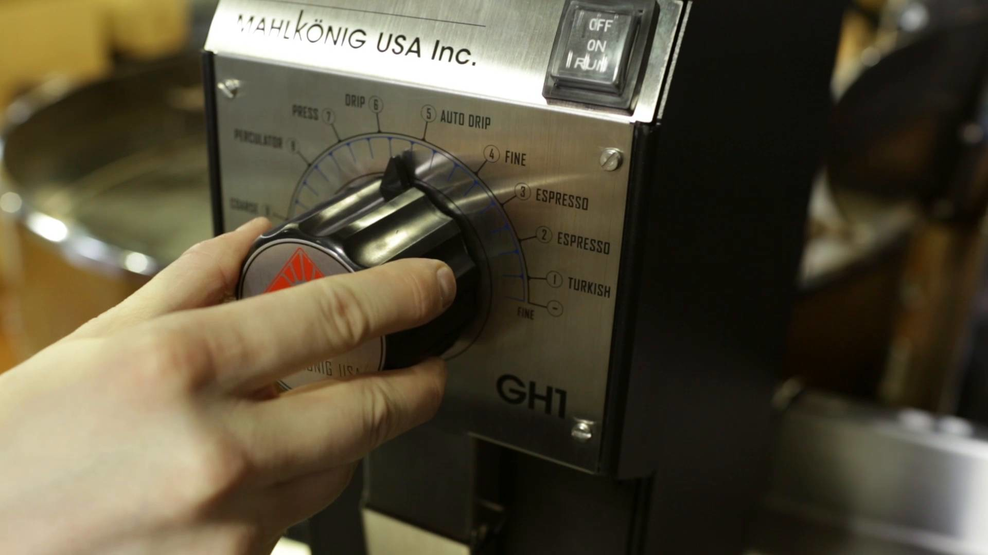 Video Overview Mahlkonig GH1 Retail Coffee Grinder Prima Coffee Equipment