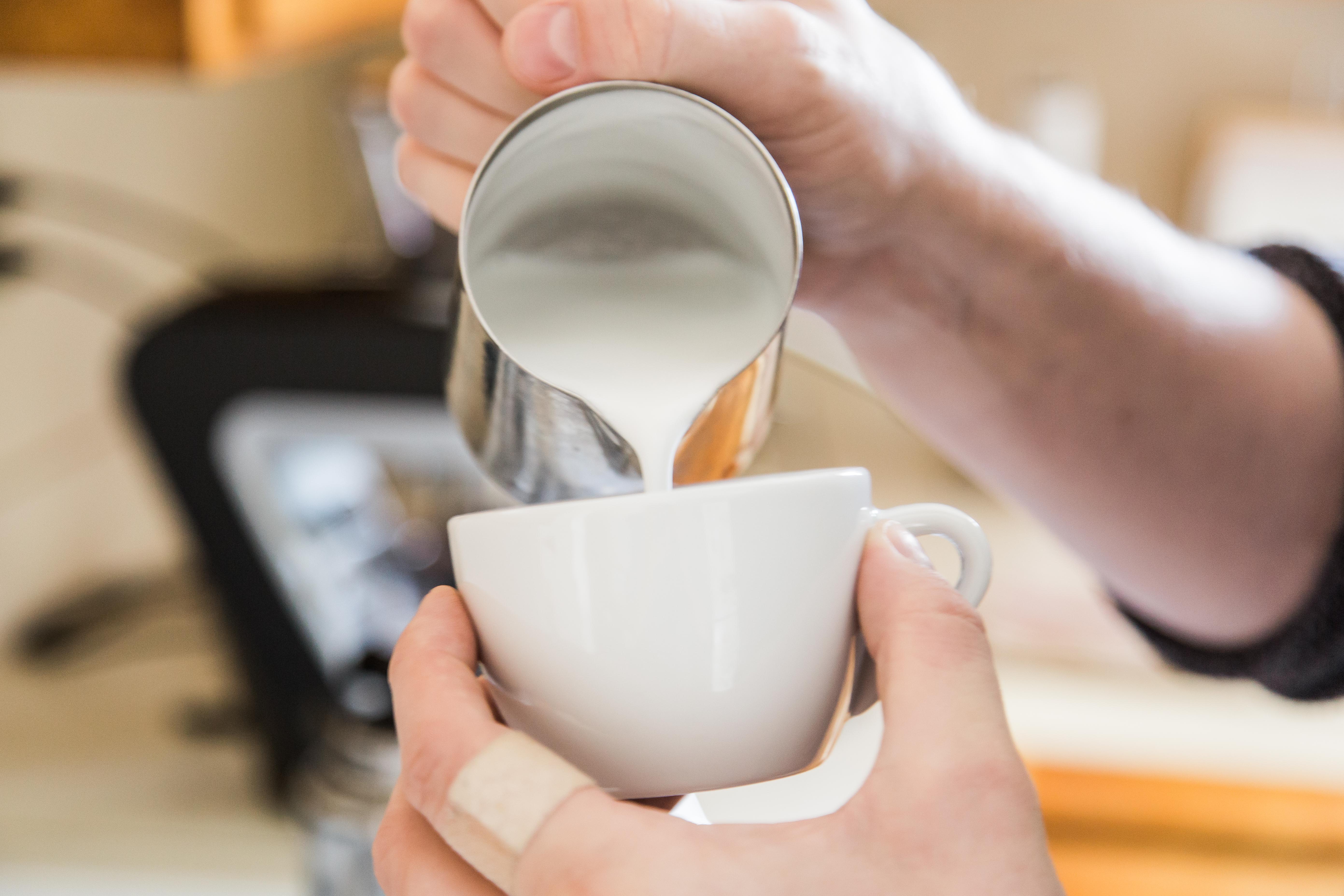 Pouring Milk from a Pitcher