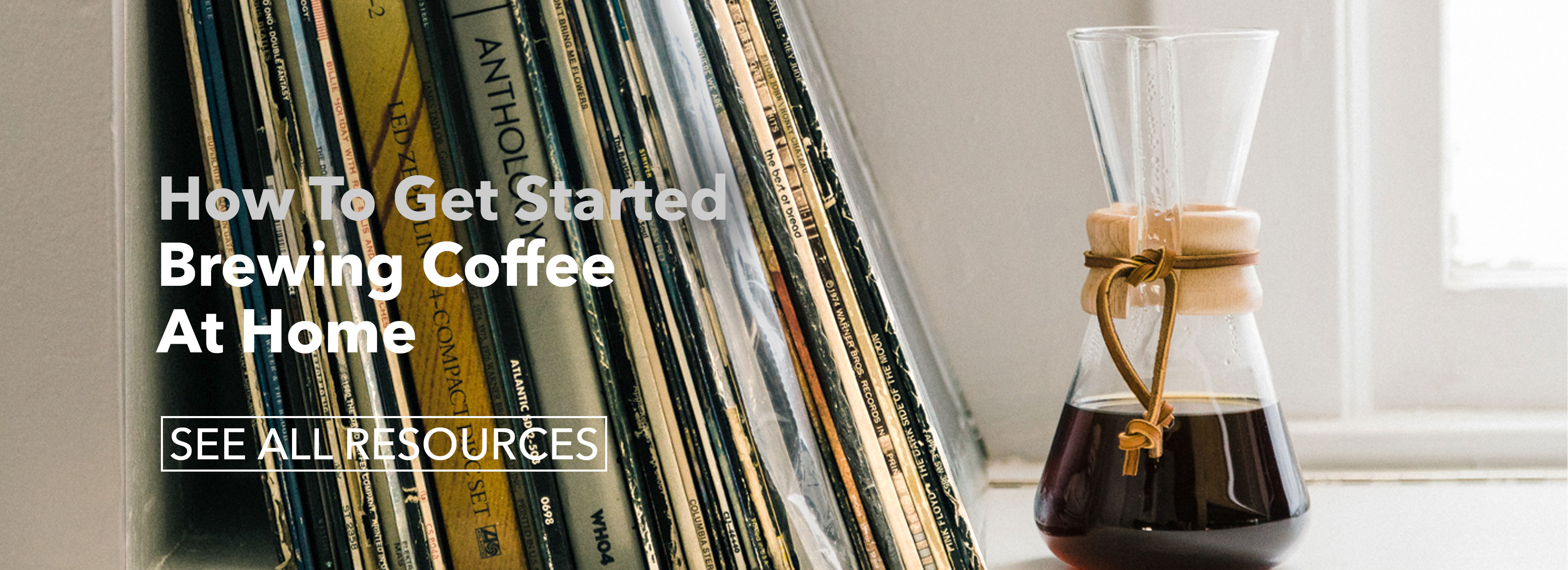 how to get started brewing coffee at home