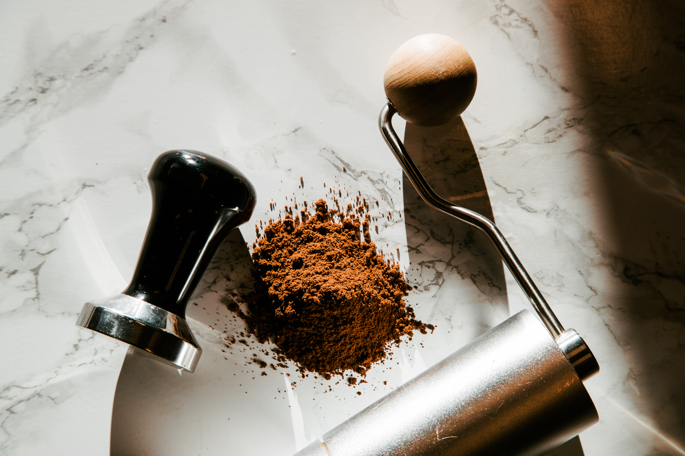 Coffee ground for espresso