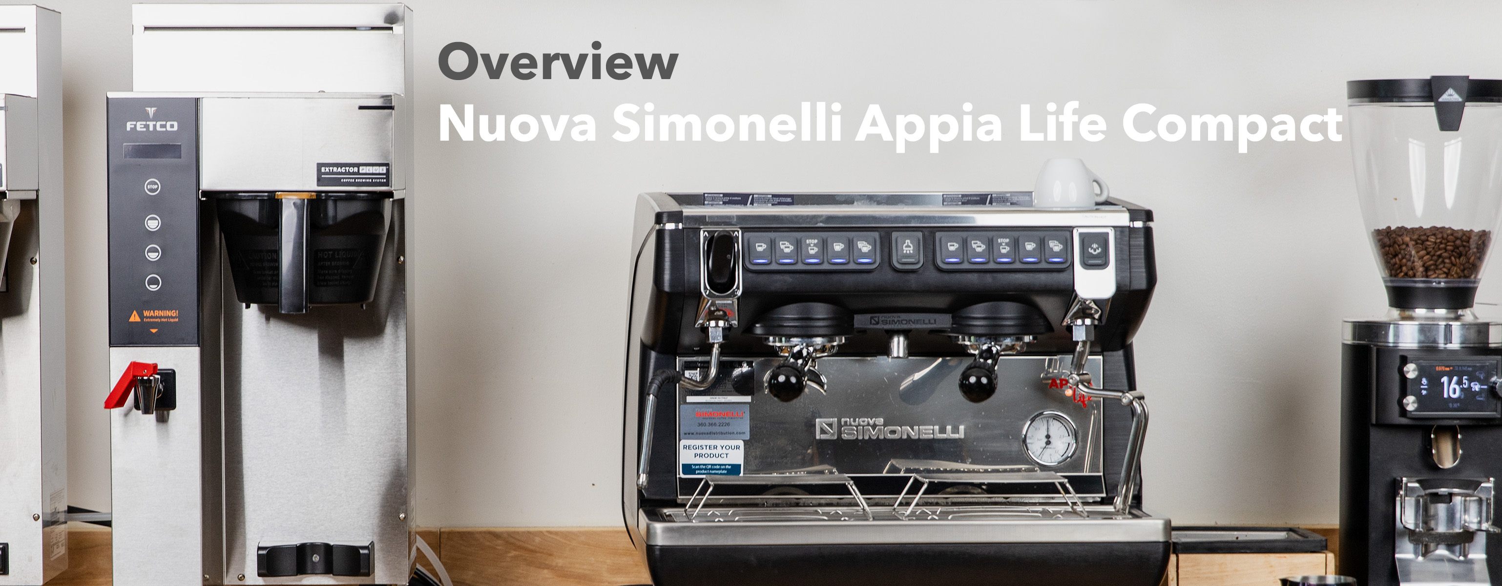 Nuova Simonelli Appia Life Semi-Automatic Commercial Espresso Machine
