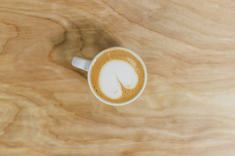Macchiato birds eye view