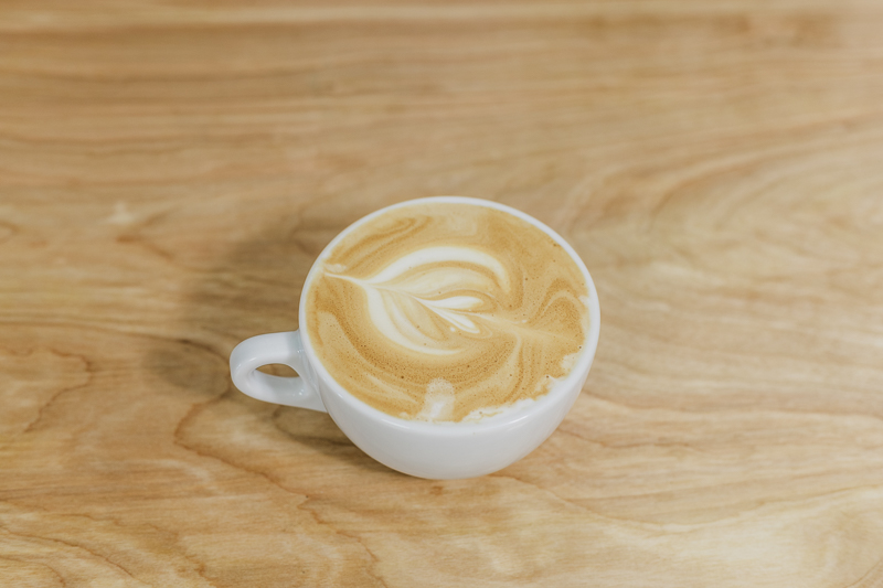 Latte birds eyes view