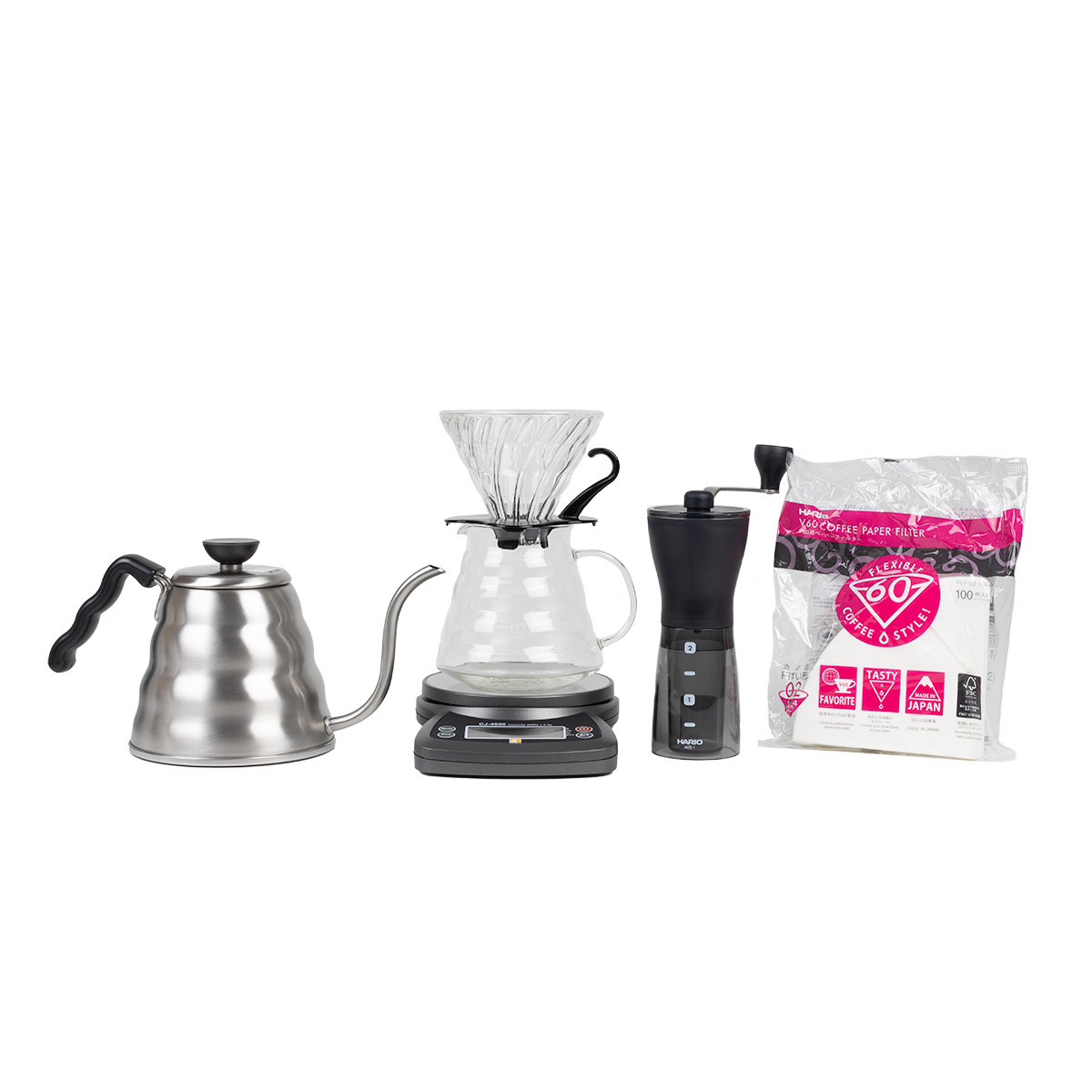 5 Essential Equipment You Need To Start Brewing Pour Over Coffee (Begi –  Hiroia