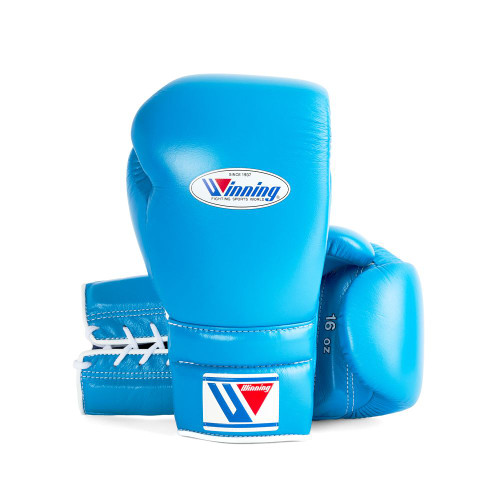 WINNING JAPAN BOXING MS TRAINING GLOVES - SKY BLUE LACE