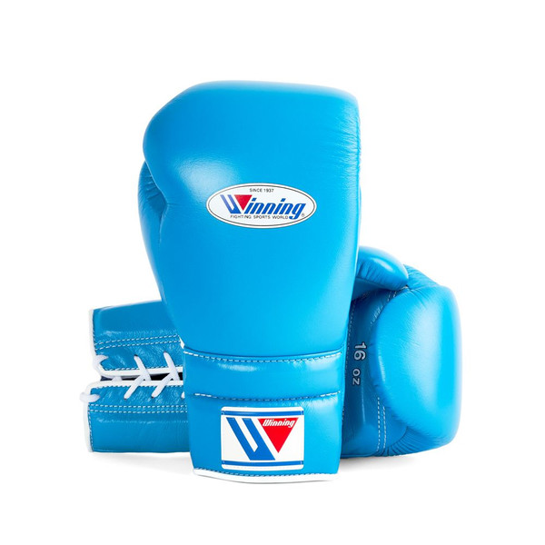 WINNING JAPAN BOXING MS TRAINING GLOVES - SKY BLUE LACE
