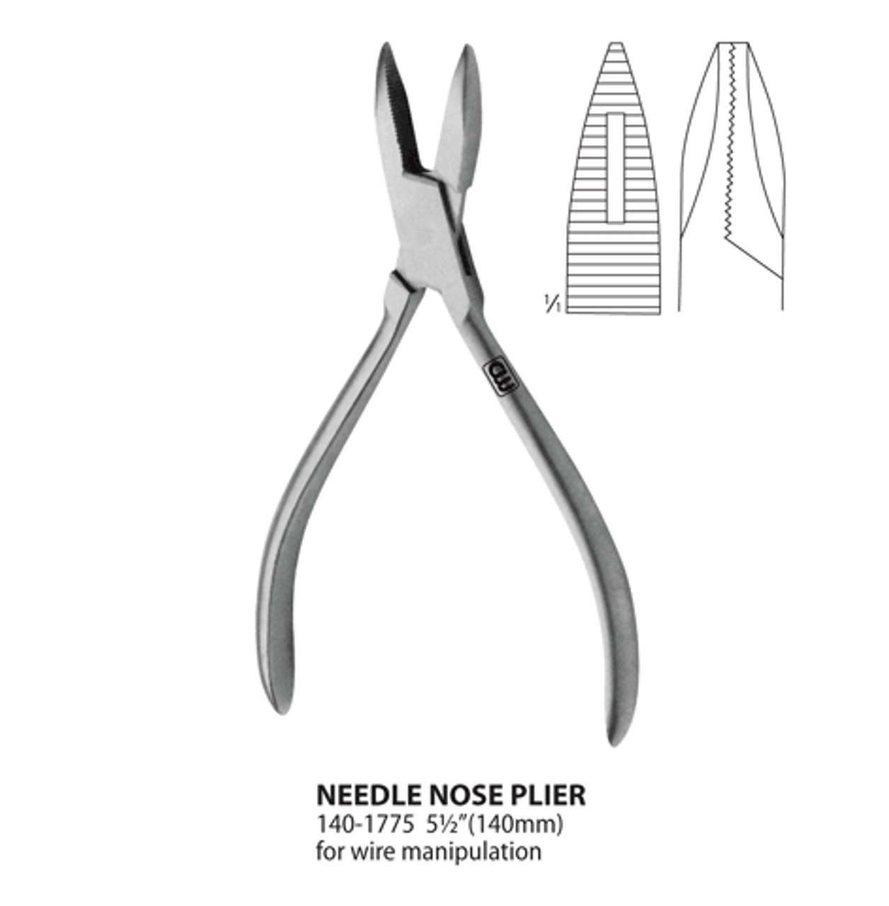 Needle Nose Surgical Plier - CWi Medical - Specialty Surgical Products  Since 1980
