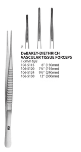 DeBakey-Diethrich Vascular Tissue Forceps DeBakey-Diethrich Vascular Tissue Forceps