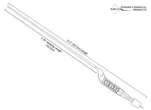 11.7" Microtine Bayonet Bipolar Forceps 11.7" Microtine Bayonet Bipolar Forceps