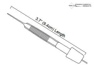 3.7" McPherson Straight Ophthalmic Style Bipolar Forceps 3.7" McPherson Straight Ophthalmic Style Bipolar Forceps