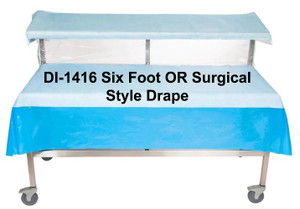 DI-1416 Heavy Duty Six Foot Drape for OR Specific Style Table