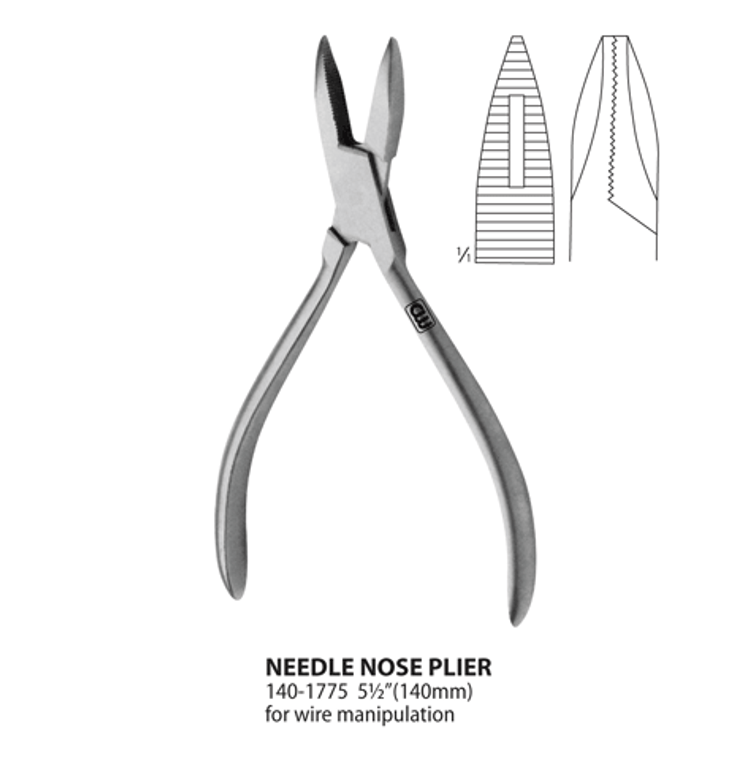 Needle Nose Surgical Plier