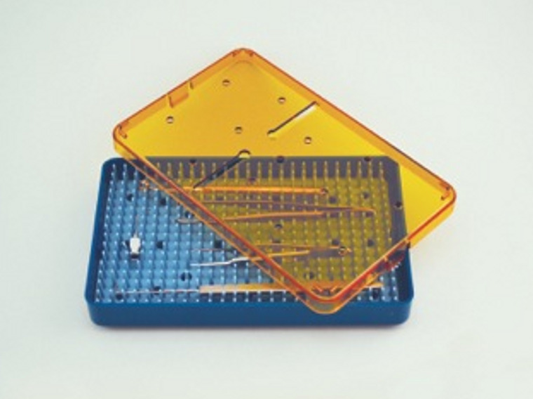 Microsurgical instrument tray, small