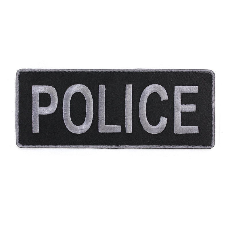 Police Patch, Velcro Back
