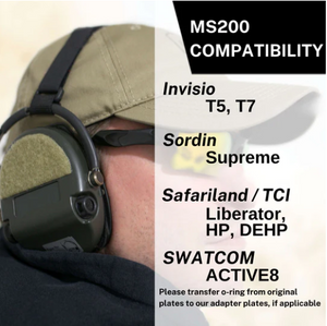 NoiseFighters Sightlines Adapter Plates for MS200