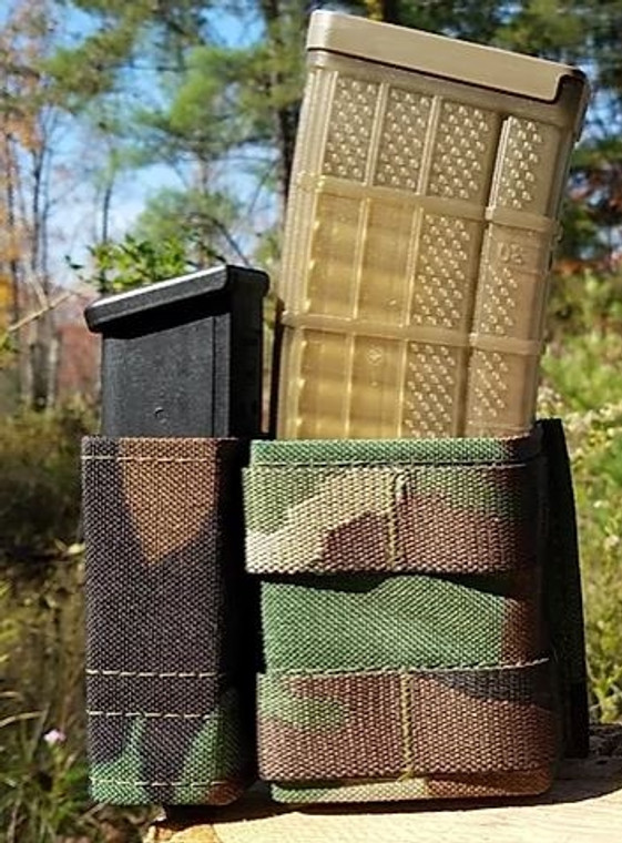 Esstac 5.56 1+1 Side BY Side KYWI Pouch - SHORTY (Double Stack)