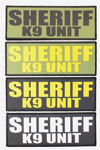 Sheriff Back Patch 9x3 - T3 Gear
