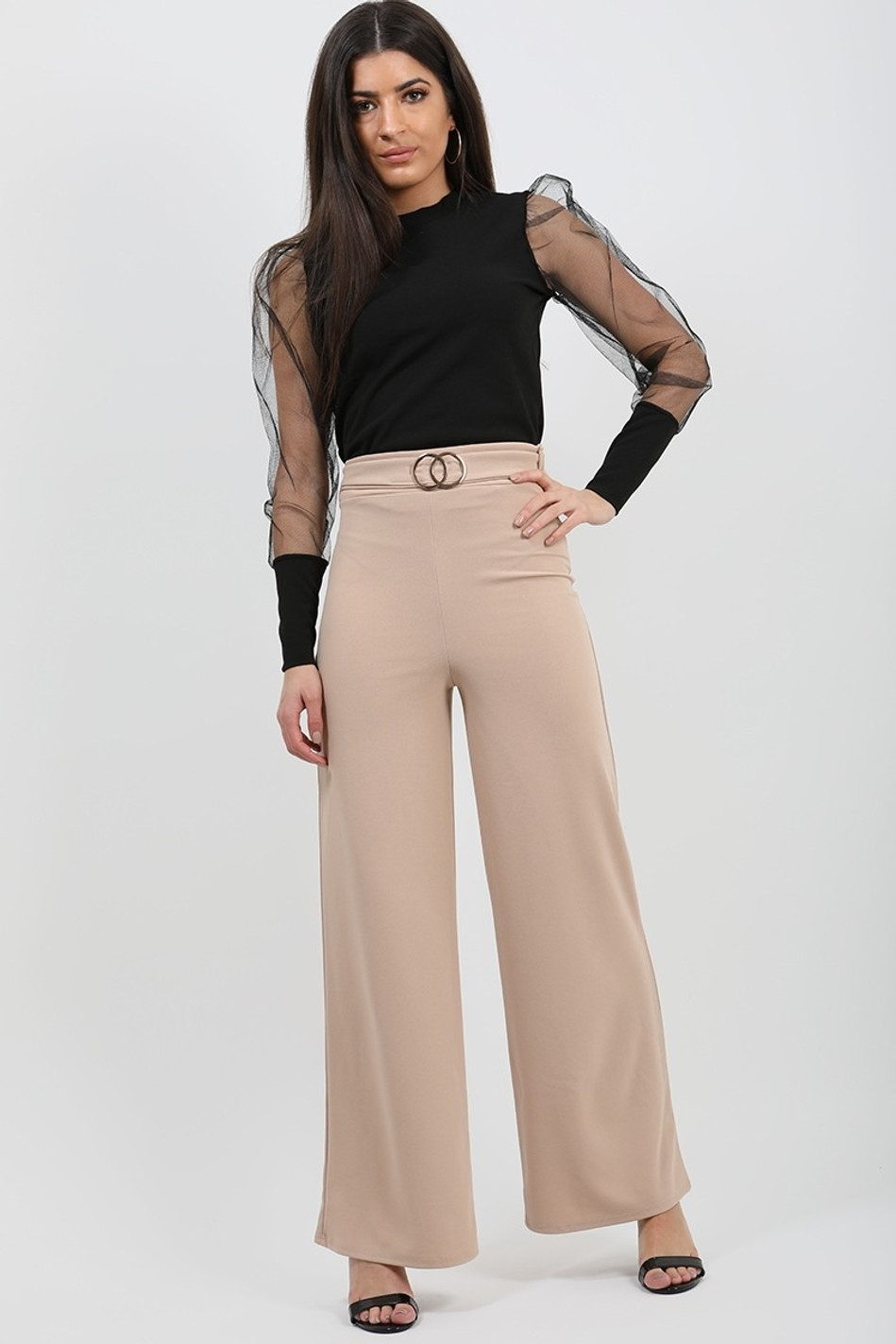 8 By YOOX HIGH WAIST STRAIGHT-LEG TROUSERS | Camel Women's Casual Pants |  YOOX