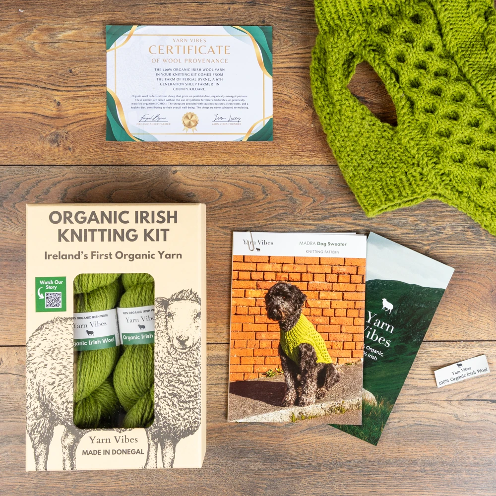 Yarn Vibes Organic Knitting Kits