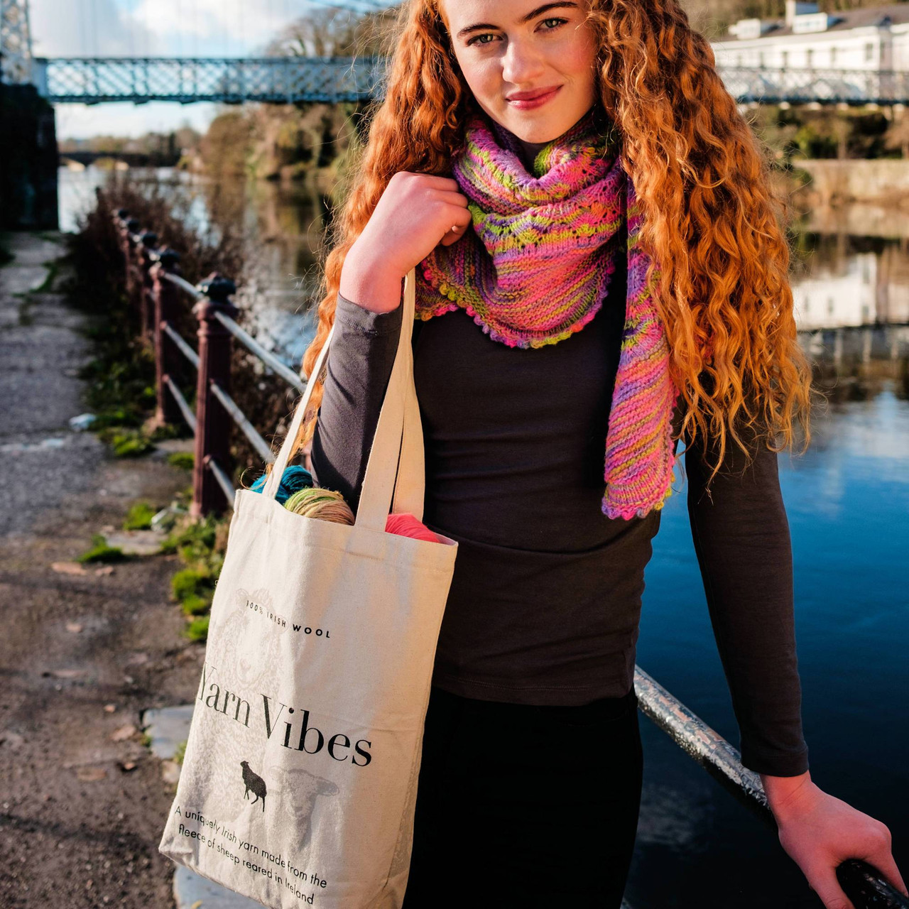 Easy Project Bag + Yarn Basket - Free Crochet Pattern | For The Frills