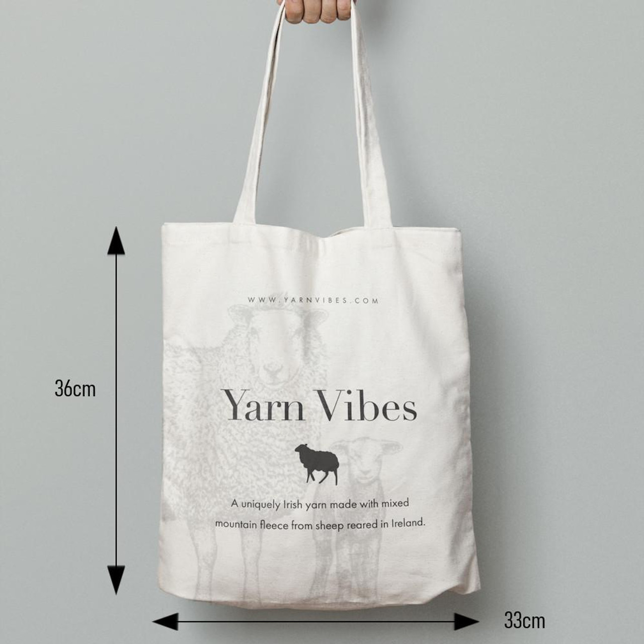 Yarn Vibes Canvas Tote Bag